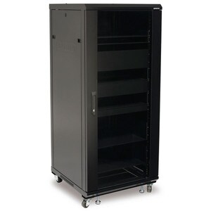 Main product image for Sanus CFR2127-B1 27U Home Theater Component Rack System with Blanking Panels and Vented Shelves240-8603